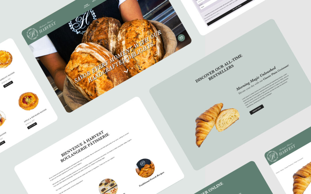 Harvest Boulangerie Patisserie E-commerce Website