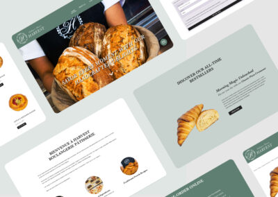 Harvest Boulangerie Patisserie E-commerce Website
